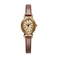 Oval Belt Quartz Movement Waterproof Compact Fashion Watch