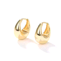 Women's Chunky Dome Earring